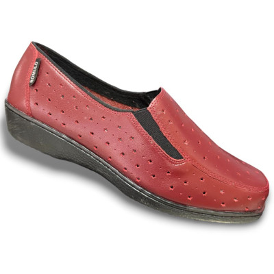 Romulo Casual Cuero Rojo Mujer Ref 2210